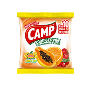 Camp Food Service Laranja, Mamão e Acerola   150g